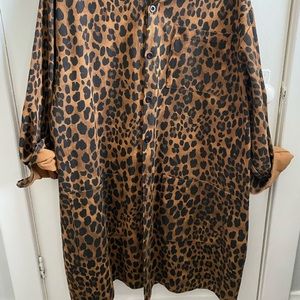 RedSky leopard chore dress - O/S
